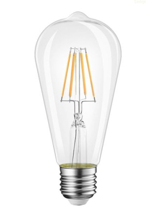 Żarówka LED E27 10W ST64 CLEAR ciepła