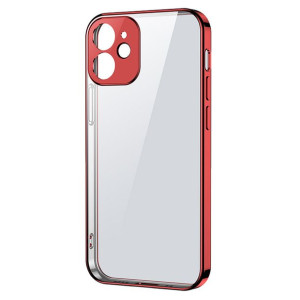 Joyroom cienkie przezroczyste etui z metaliczną ramką do iPhone 12 mini