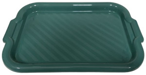 Taca prostokątna Molly 40 cm, 28 cm, zielony