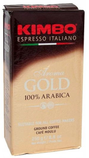 KIMBO Aroma Gold 100% Arabica 250g kawa mielona