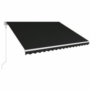 Lumarko Automatycznie zwijana markiza, 450 x 300 cm, antracytowa