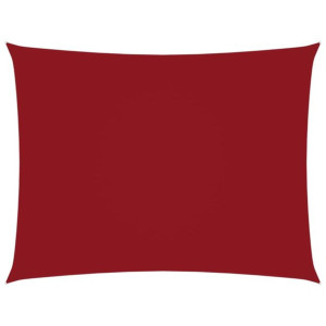 Prostokątny żagiel ogrodowy, tkanina Oxford 3,5x4,5 m, czerwony