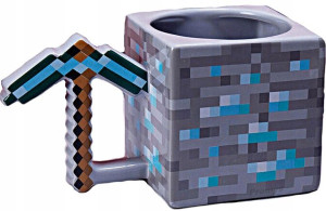 Kubek 3d Minecraft Kilof Piksele Pickaxe Oryginał