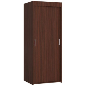 Szafa przesuwna do przedpokoju 70 cm - wenge - 2D