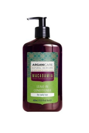 ARGANICARE  Macadamia leave in conditioner curly hair 400ml