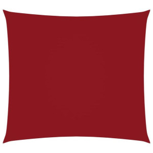 Kwadratowy żagiel ogrodowy, tkanina Oxford, 3,6x3,6 m, czerwony