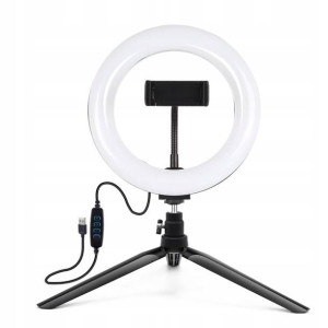 Lampa Pierścieniowa Ring Led 20cm + Statyw Selfie Puluz Pkt3073b
