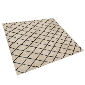 Dywan 200 x 200 cm beżowy MIDYAT