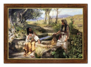 Obraz na płótnie Jezus Chrystus głoszący na Górze oliwnej 97x67cm