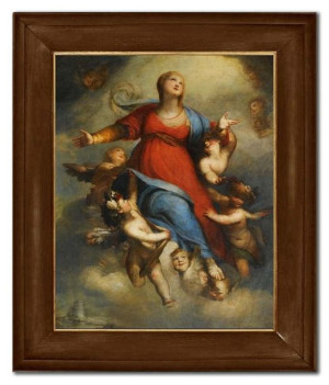 Obraz na płótnie Wniebowstąpienie Najświętszej Maryi Panny 58x68cm