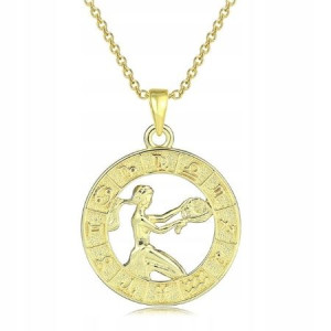 Panna Znak Zodiaku Naszyjnika Medalion