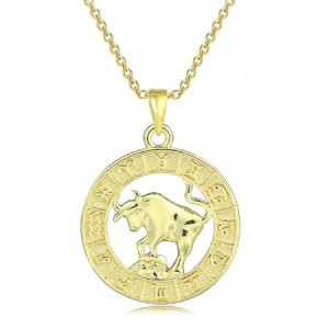 Byk Znak Zodiaku Naszyjnika Medalion