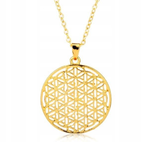 Flower of Life Buddyjski naszyjnik Yoga Spokój