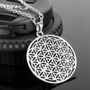 Flower of Life Buddyjski naszyjnik Yoga Spokój