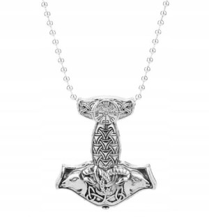 Viking Pentagram Młot Thora Naszyjnik Gothic