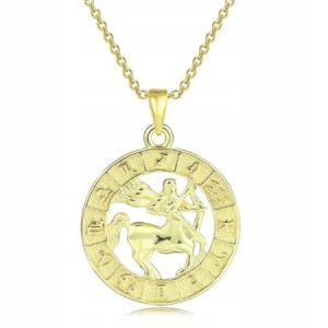 Strzelec Znak Zodiaku Naszyjnika Medalion
