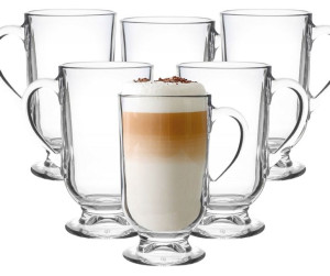 Zestaw Szklanki Do Kawy Latte Komplet 300ml 6 Szt