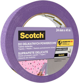Scotch Taśma Malarska Blue Do Delikatnych 24mmx41m