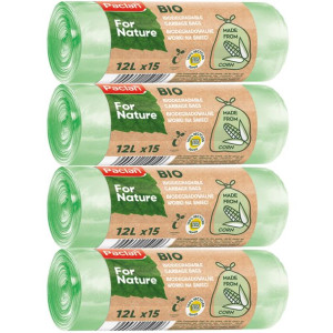 Paclan Bio For Nature Worki Na Smieci 12 L - 4 Rolki