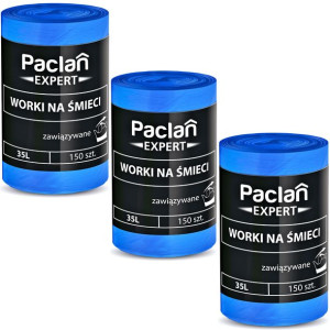 PACLAN EXPERT Worki na Śmieci Wiązane 35L - 3 ROLKI