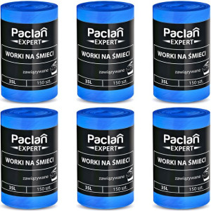 PACLAN EXPERT Worki na Śmieci Wiązane 35L - 6 ROLEK