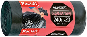Worki Śmieci Paclan Mocne Grube B&s 240 L 20 S