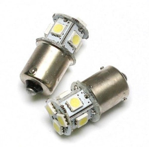 Żarówka samochodowa LED BA15S 8 SMD 5050