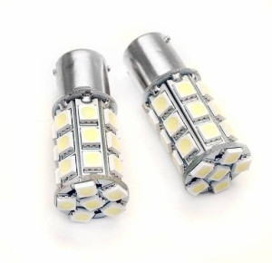 Żarówka samochodowa LED BA15S 27 SMD 5050