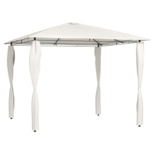 Altana ze ścianami bocznymi, 3x3x2,6 m, kremowa, 160 g/m²