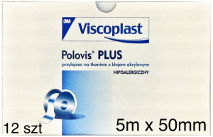 VISCOPLAST Plaster na rolce POLOVIS 5mx50mm 12 szt