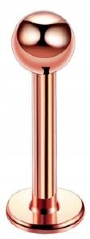 Labret z kuleczką Kolczyk do Wargi, Ucha SS316L