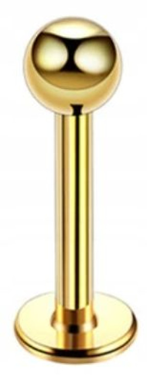 Labret z kuleczką Kolczyk do Wargi, Ucha SS316L