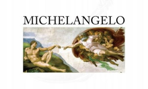 ''MICHELANGELO'' Naprasowanka na ciepło Naklejka