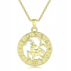Koziorożec Znak Zodiaku Naszyjnika Celebrytka
