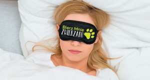 Opaska na oczy "BIERZ MNIE ZWIERZAKU"