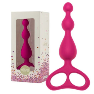 Adrien Lastic Arrow Anal Pearls Progresywny korek analny z uchwytem na palc