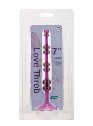 NMC LOVE THROB Sonda analna z przyssawką, PVC