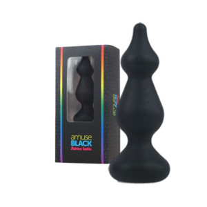 Plug Silic.Mini. Korek analny, Czarny
