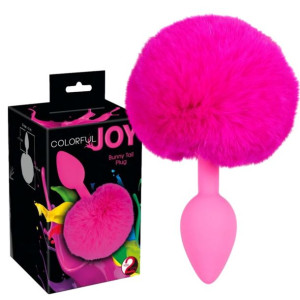 You2Toys Joy Bunny T Różówy korek analny z pomponem