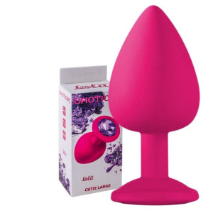Lola Toys Anal Plug Emotions Cutie L Korek analny z diamencikiem, Silikonow