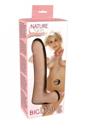 You2Toys Nature Skin Big Dong Realistyczne dildo z jądrami i przyssawką TPR