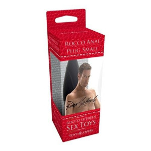 Toyz4Lovers ROCCO S Klasyczny korek analny, Czarny Silikonowy