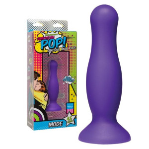 Doc Johnson AMERICAN POP MODE 4,5' Korek analny z przyssawką, Fioletowy
