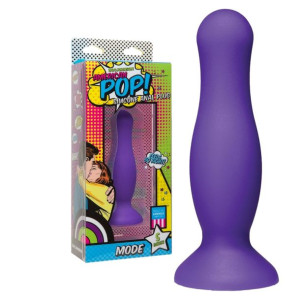 Doc Johnson AMERICAN POP MODE 5' Korek analny z przyssawką, Fioletowy