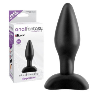 Pipedream MINI Klasyczny korek analny, Czarny Silikonowy