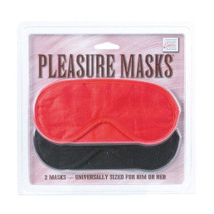 Pleasure Masks 2 Pcs Red/black