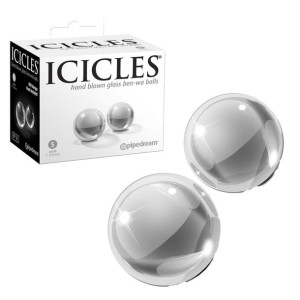 Pipedream ICICLES NO 41 - SMALL BEN - Szklane kulki gejszy