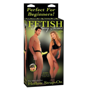 Fetish Fantasy FF HOLLOW STRAP ON - SKIN Designerski Strap-On dla odważnych