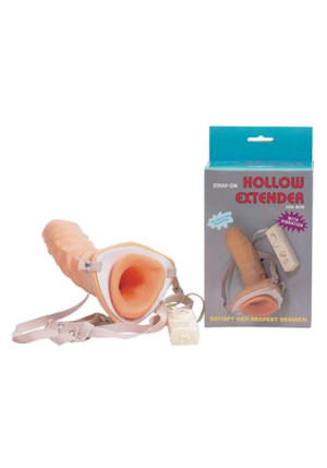 Seven Creations Realistyczny Strap-On z wibracjami - zwiększający rozmiar p