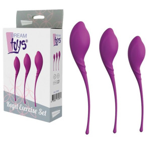 Dream Toys PLEASURE BALLS & EGGS KEGEL EXERCISE SET - Zestaw